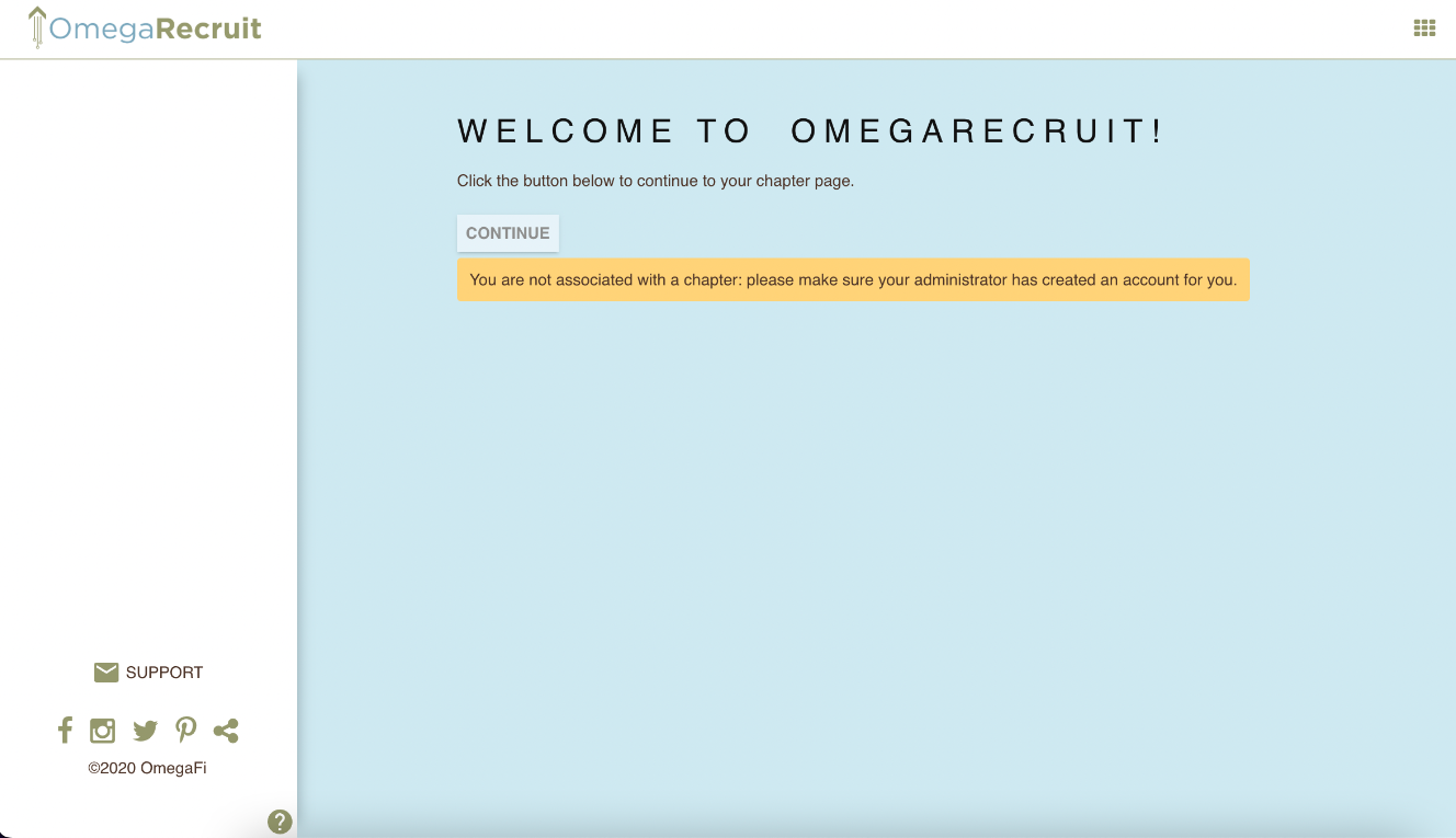 Login Error Troubleshooting OmegaRecruit